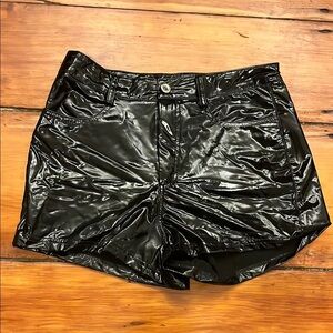 Women’s Faux Leather Shorts